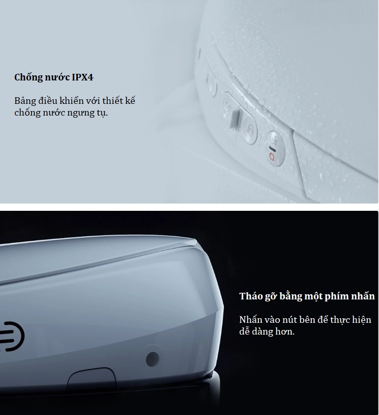 Nắp bồn cầu thông minh Xiaomi WHALE SPOUT Pro LY-ST1808-008B (kết nối Mihome)